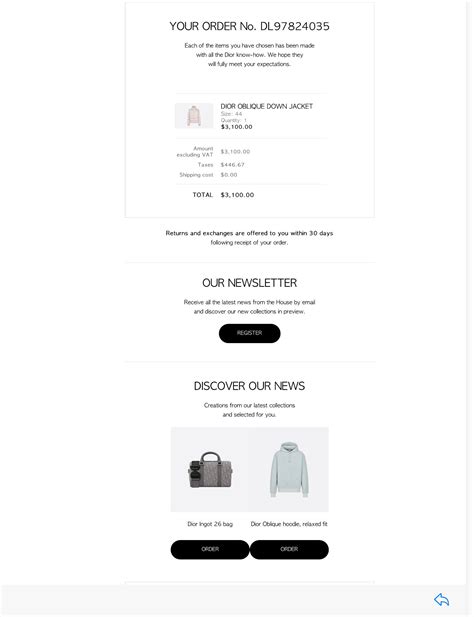 dior com email